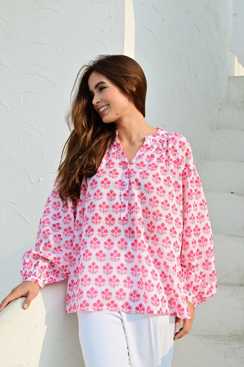 Eze bluse red