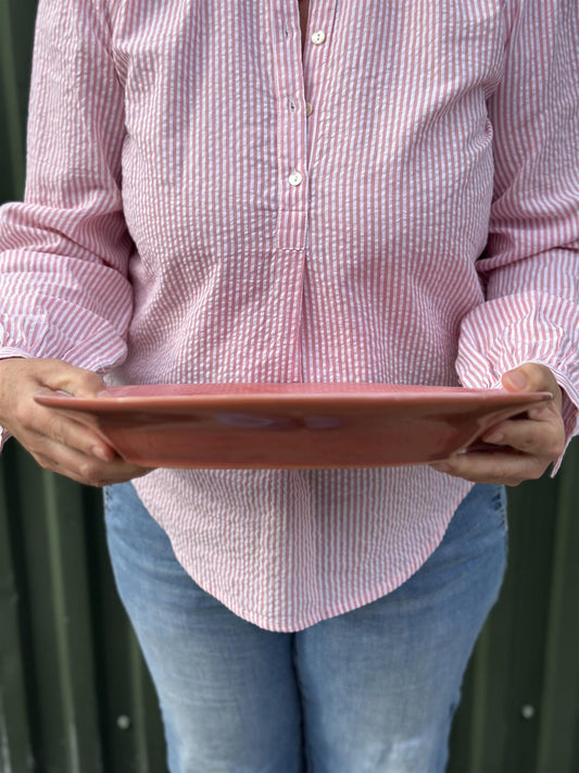 Veluto rundt serveringsfat Ø 33 cm ancient pink