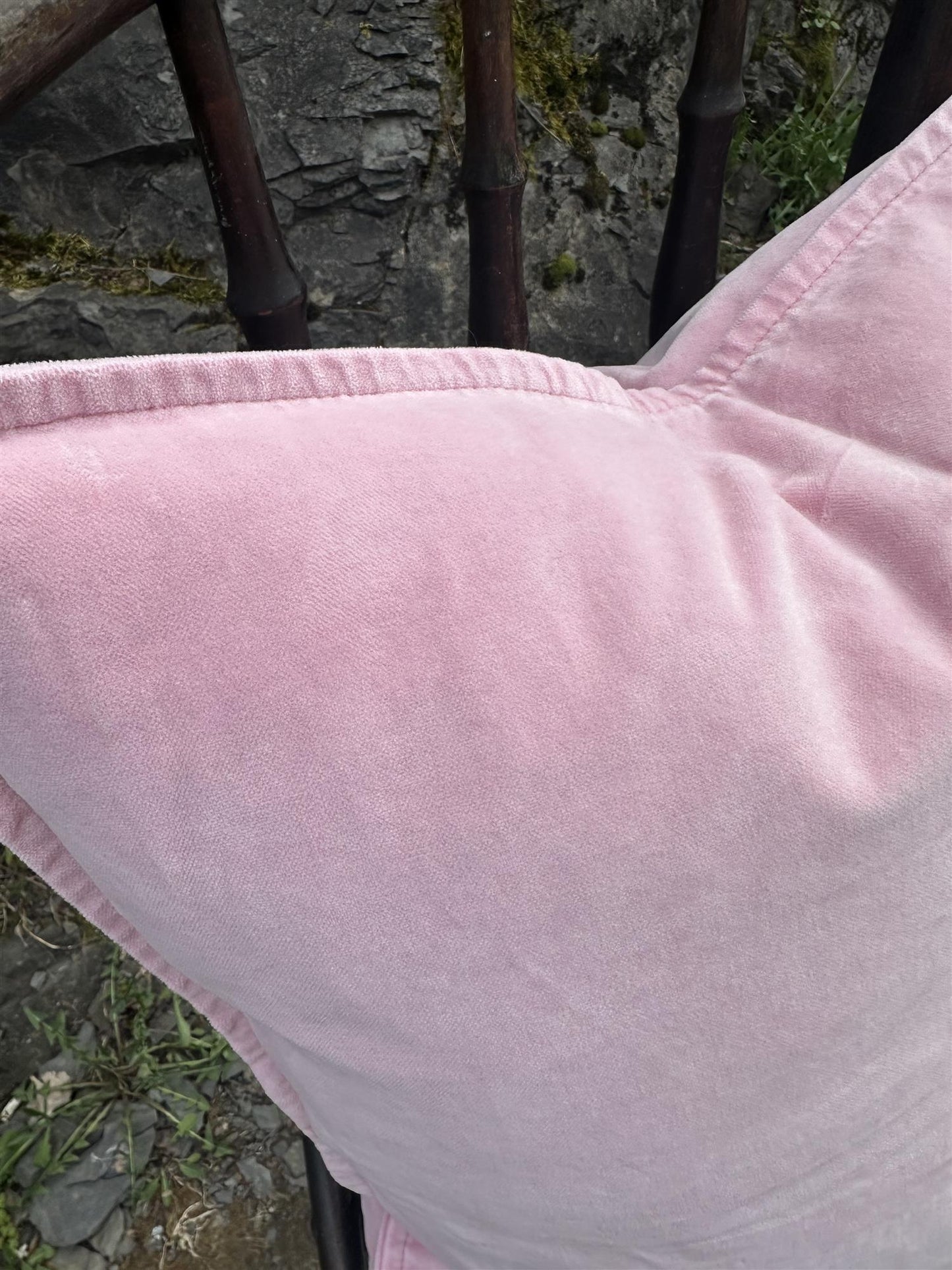 Putetrekk velur 50x50 cm Bubblegum pink