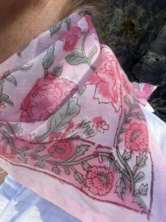 Montpellier lite skjerf pink