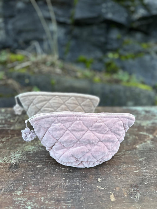 Sminkepung velur 15xH10 cm woodrose