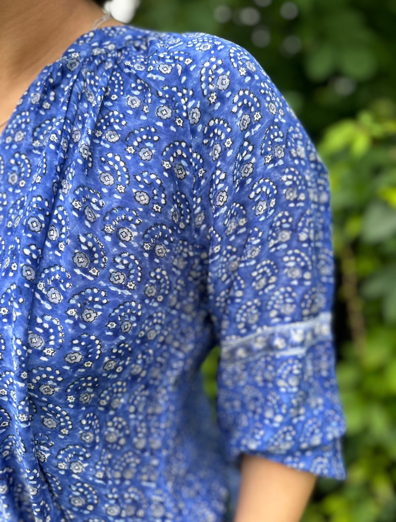 Charlotte bluse blue