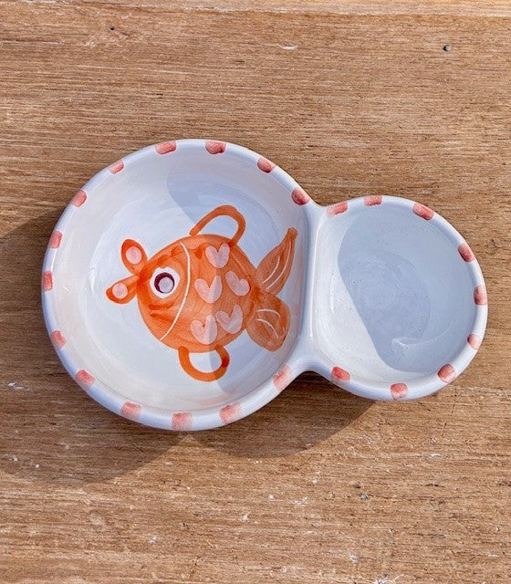 Goldfish skål til oliven
