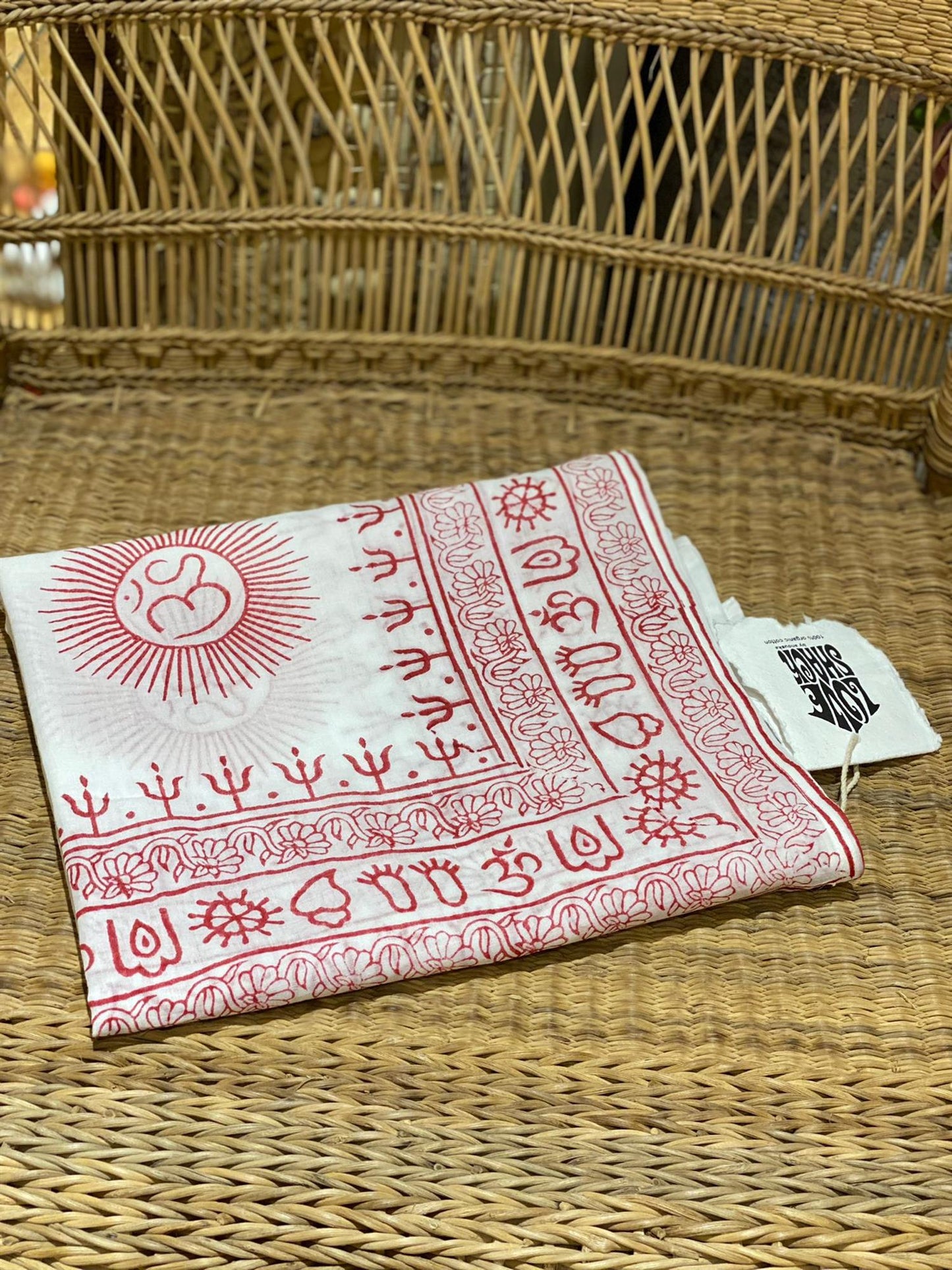 Goa Sarong 100% bomull white