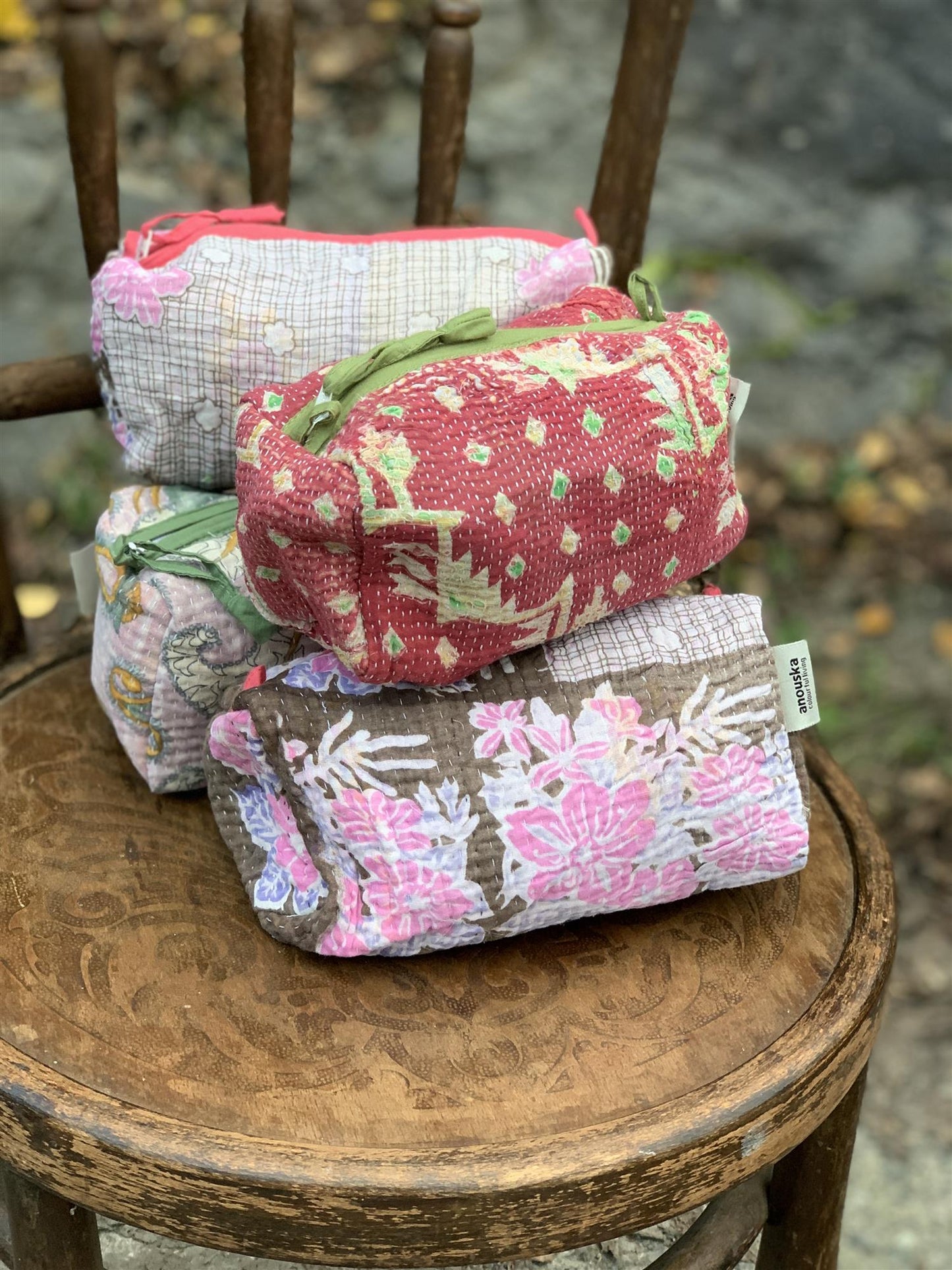 Sminkepung vintage kantha stoff Nr 13