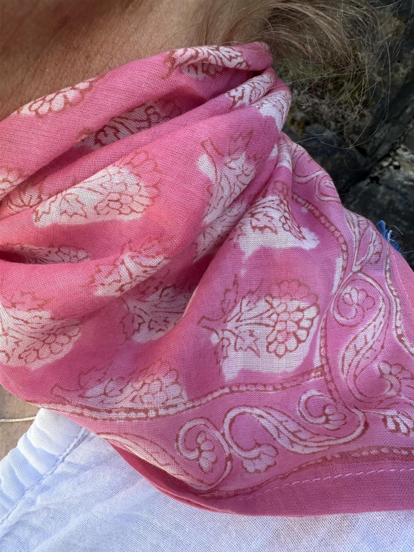 Arles lite skjerf rosy