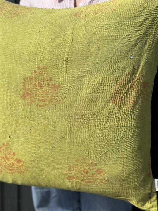 Putetrekk vintage kantha 60 x 60 cm Nr 10