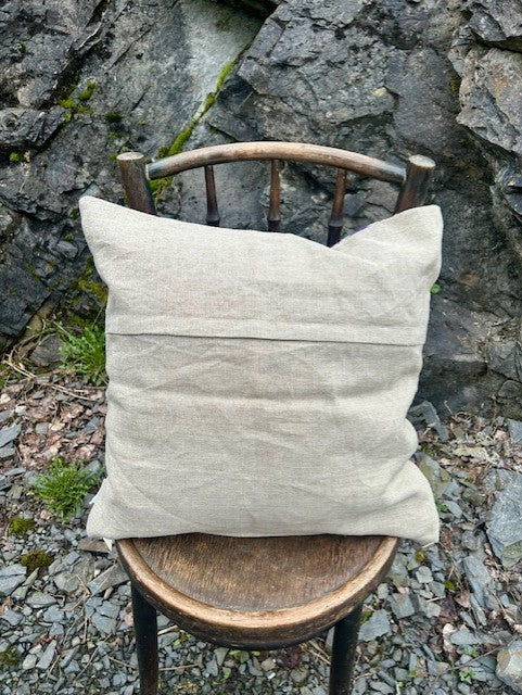 Putetrekk kantha med broderi 50 x 50 cm ass