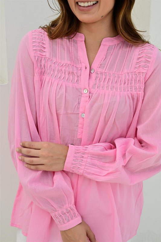 Provence bluse rosy