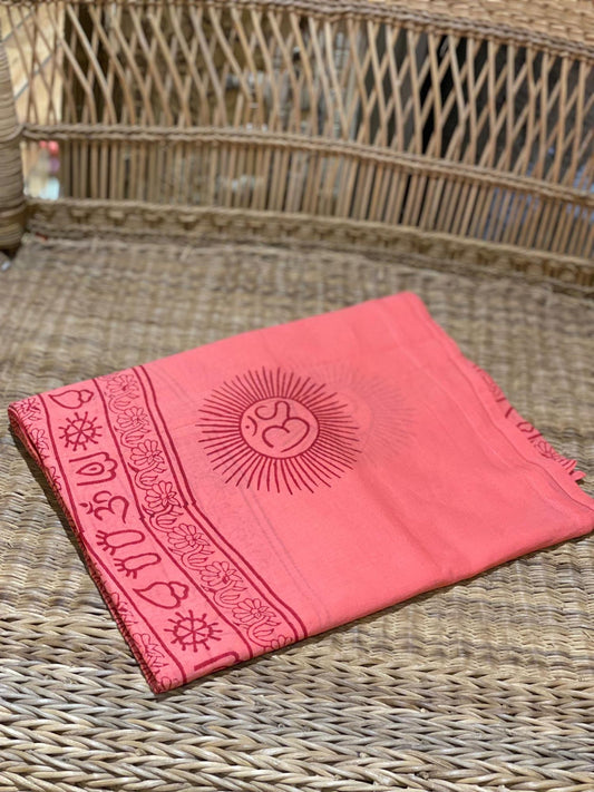 Goa Sarong 100% bomull korall