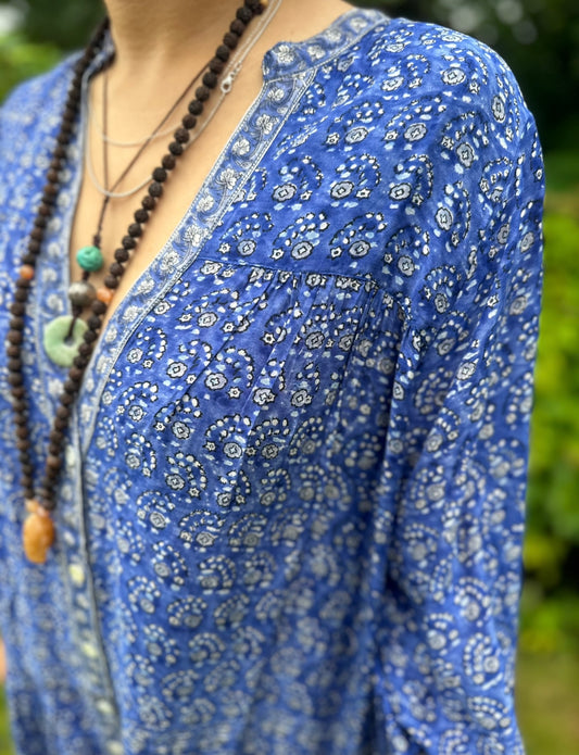 Charlotte kort kjole blue