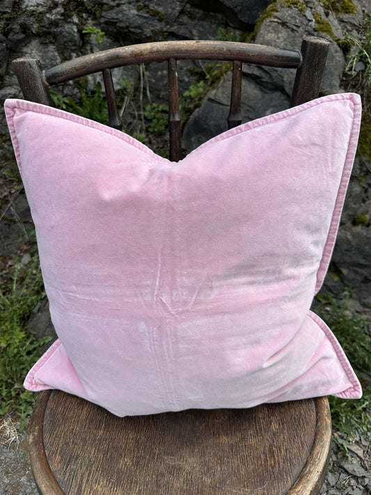 Putetrekk velur 50x50 cm Bubblegum pink