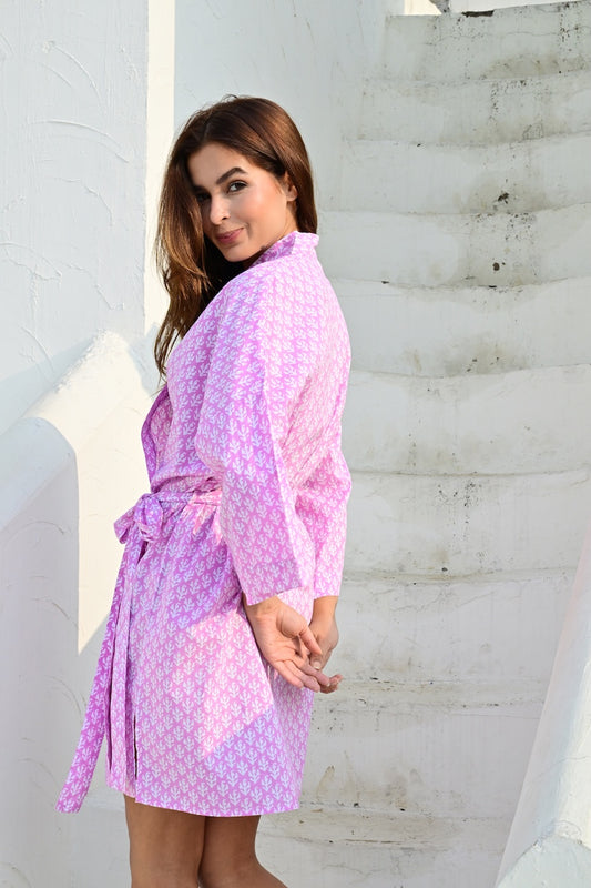 Annabelle kimono purple