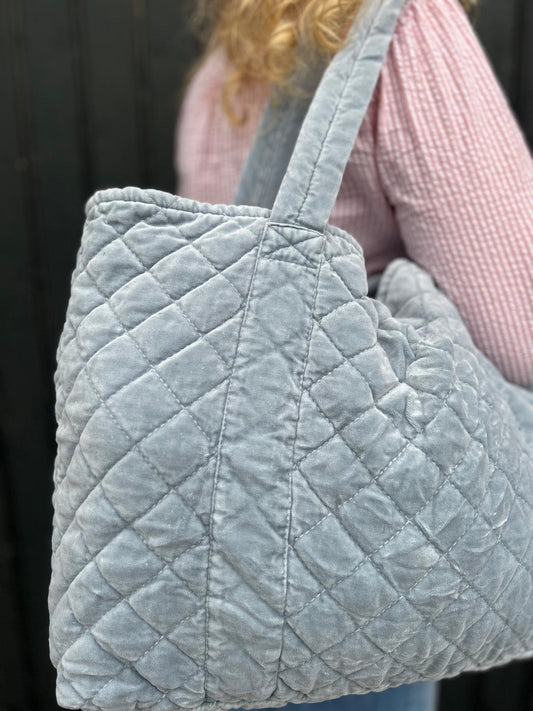 Bag velur Jeans blue