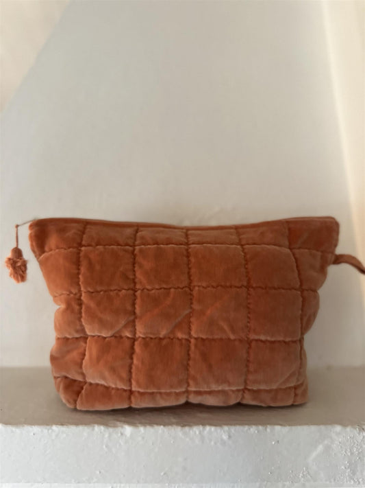 Toalettmappe velur Melon