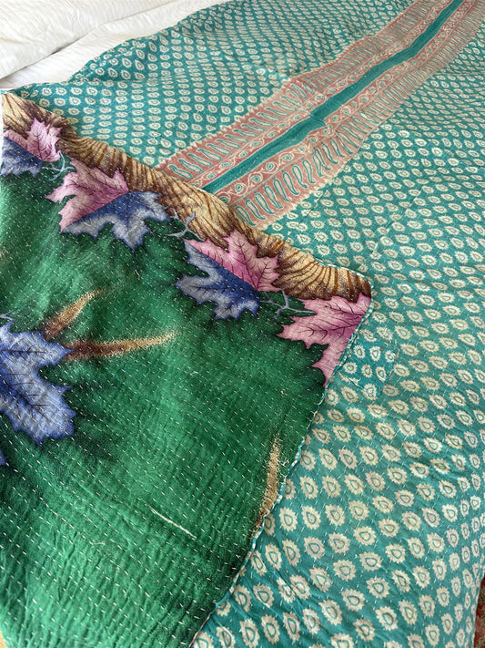 Teppe vintage kantha #107