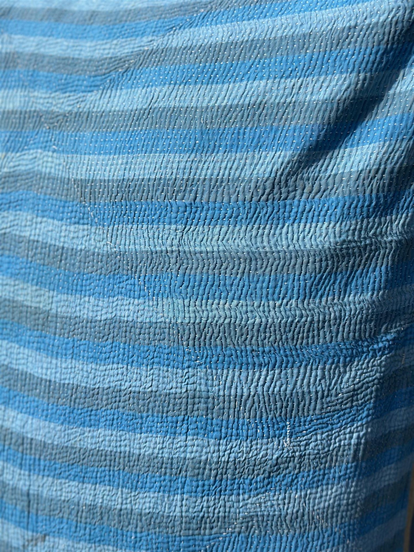Putetrekk vintage kantha 60 x 60 cm Nr 12