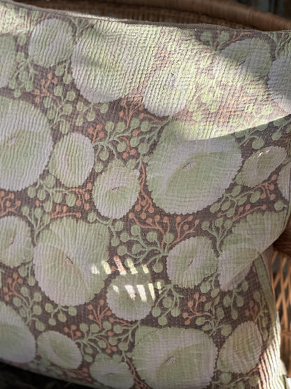 Putetrekk vintage kantha 50x50 cm Nr 93