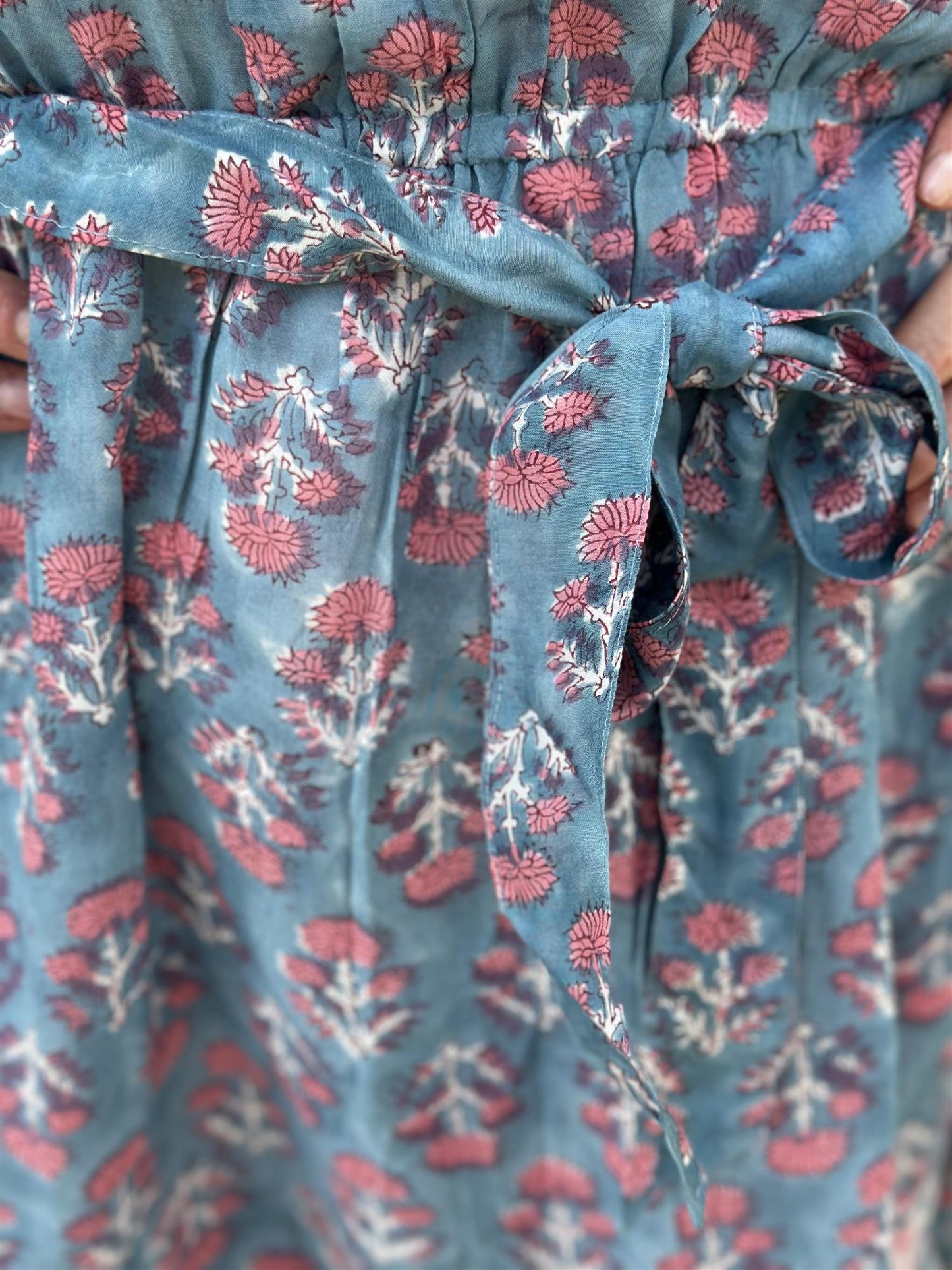 Cathrine kort kjole sky blue