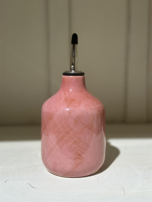 Veluto oljeflaske med helletut H 18 cm ancient pink