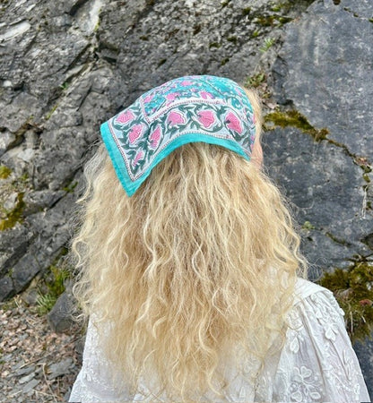 Toulouse lite skjerf teel green