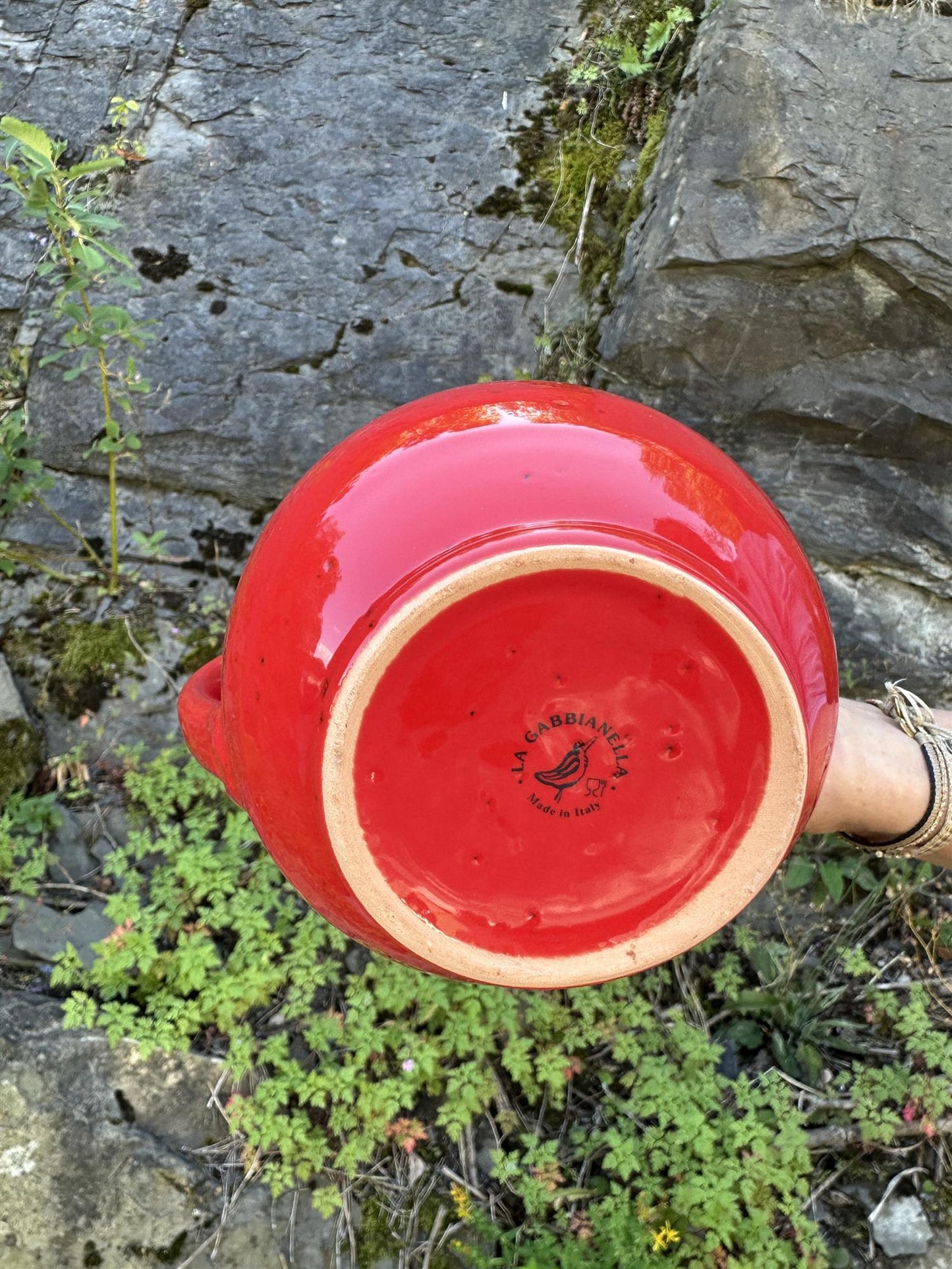 Veluto liten mugge rød