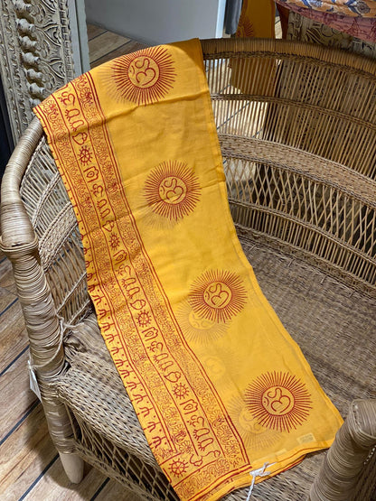 Goa Sarong 100% bomull  tangerine