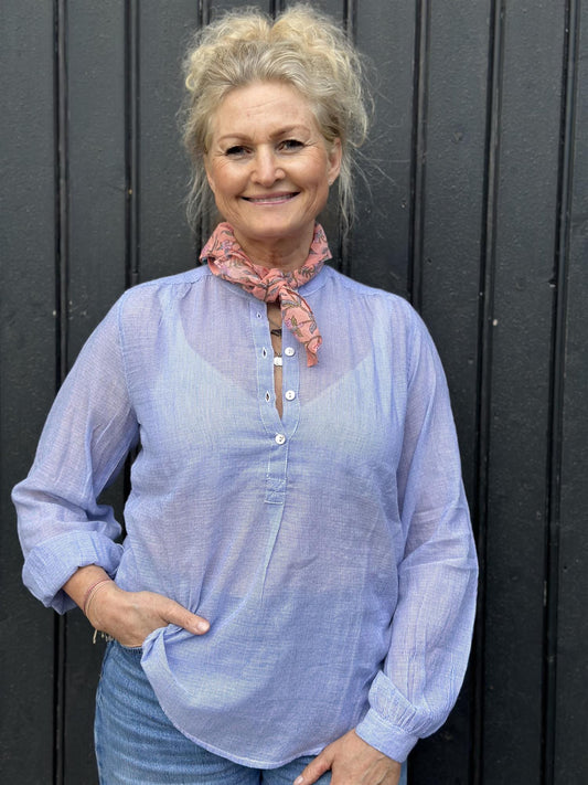 Benedicte bluse blue stripe