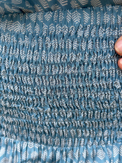 Gry langt skjørt sea blue