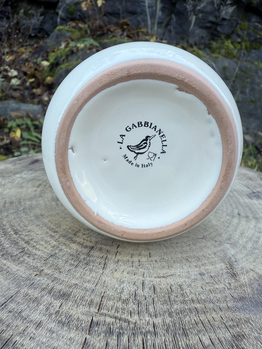 Olivo oljeflaske med helletut H 18 cm kremfarget
