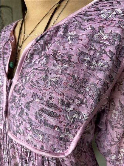 Lene lang smekkejole pink/purple