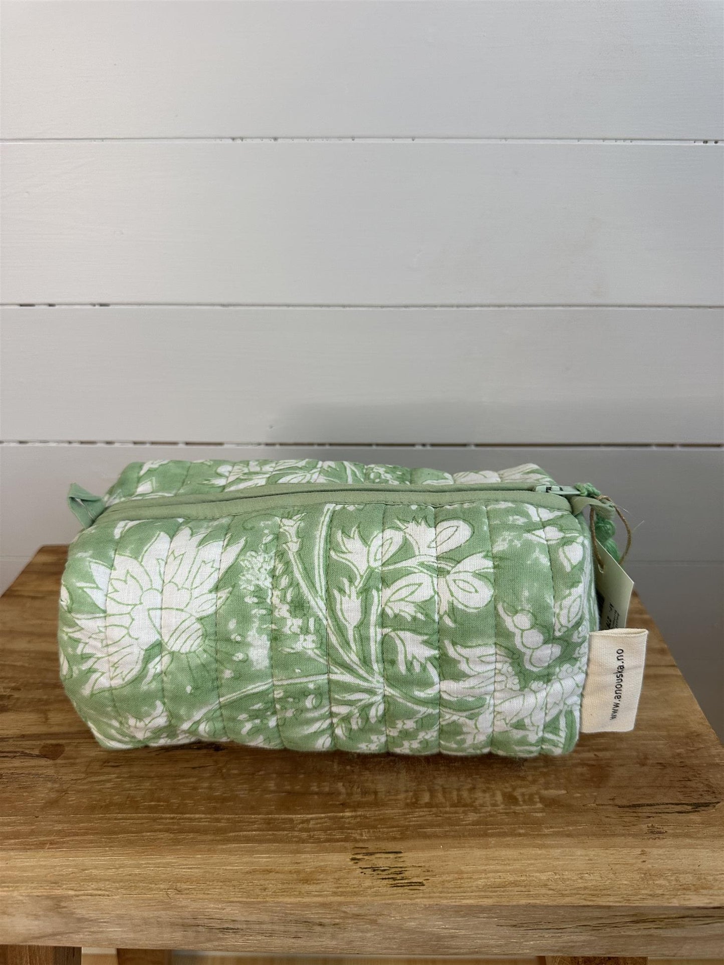 Sminkepung blokktrykket Colette green