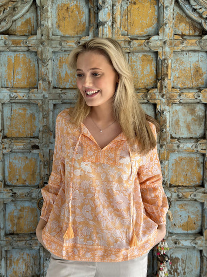 Eden bluse mandarin