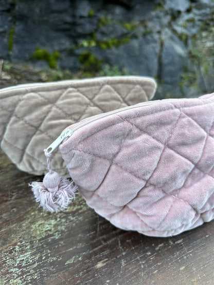 Sminkepung velur 15xH10 cm woodrose
