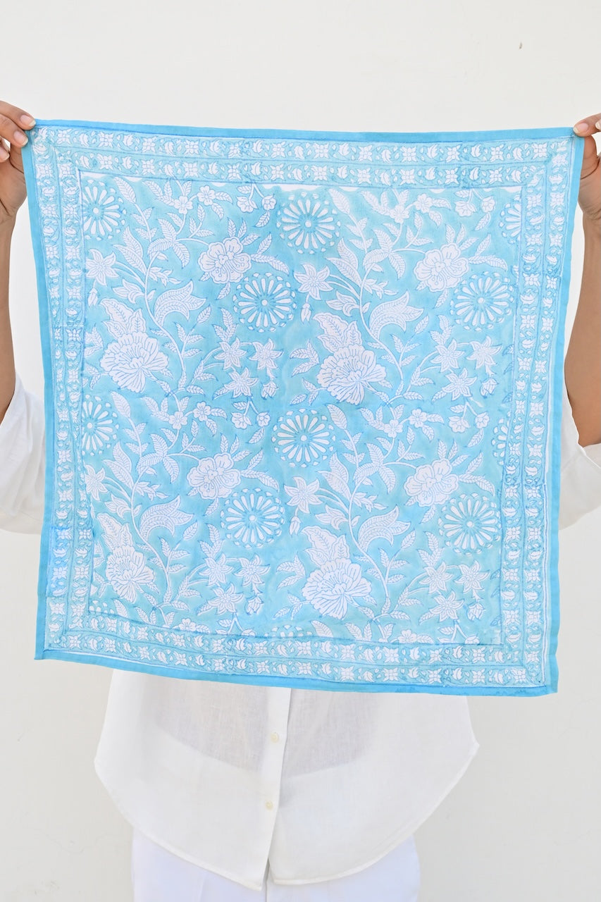 Lyon lite skjerf ocean blue