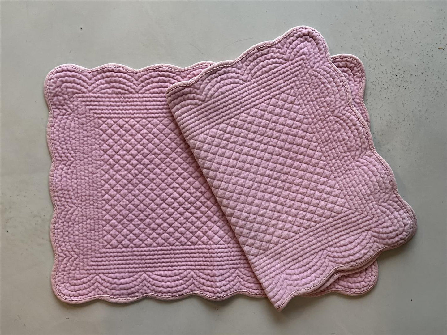 Spisebrikke velur 35x50 cm Bubblegum pink
