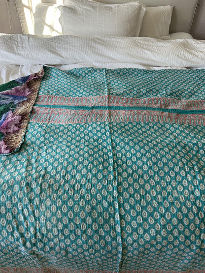 Teppe vintage kantha #107