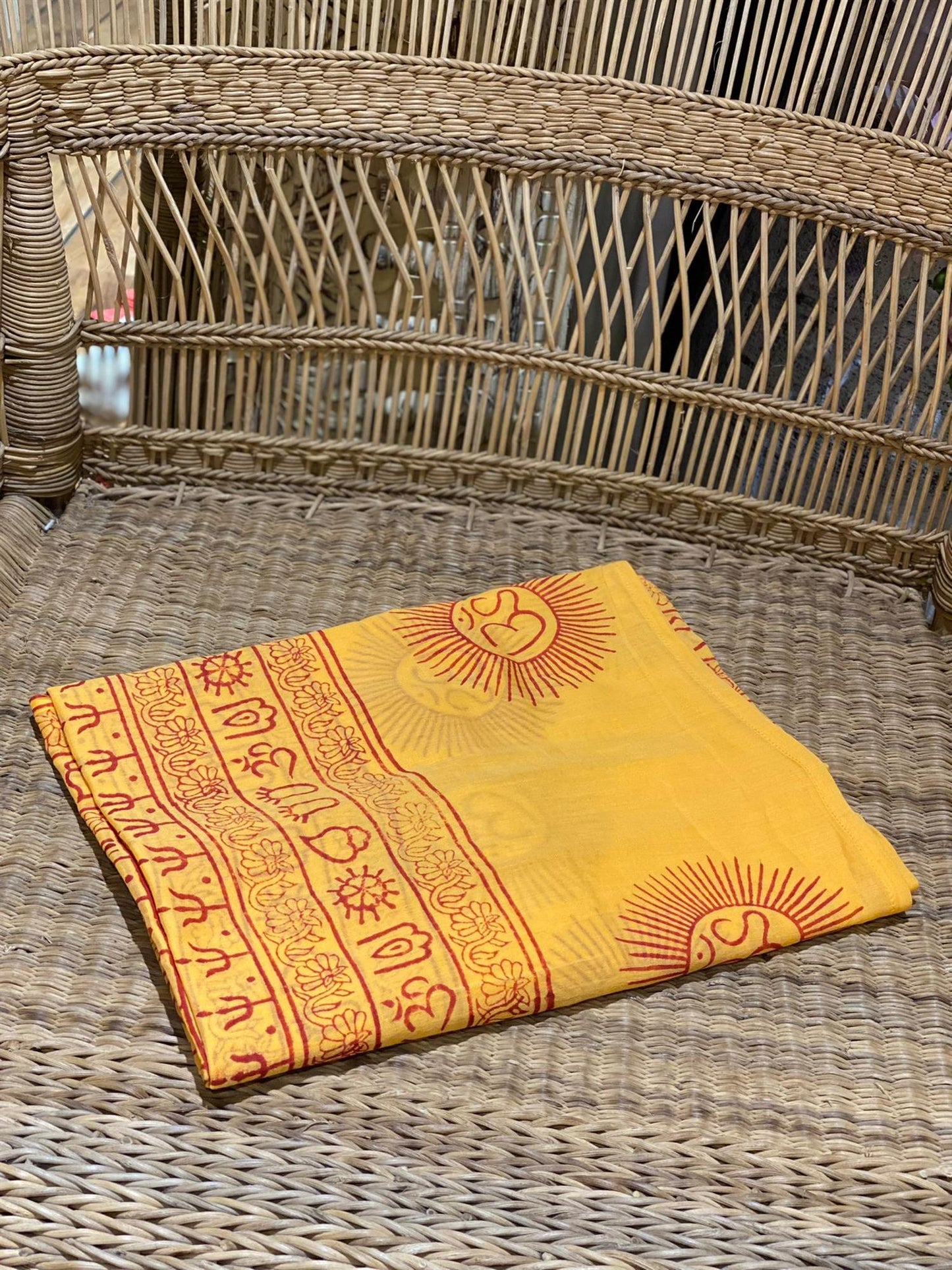 Goa Sarong 100% bomull  tangerine
