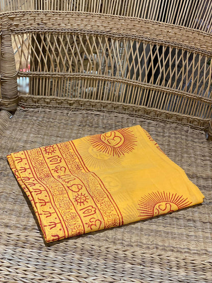 Goa Sarong 100% bomull  tangerine