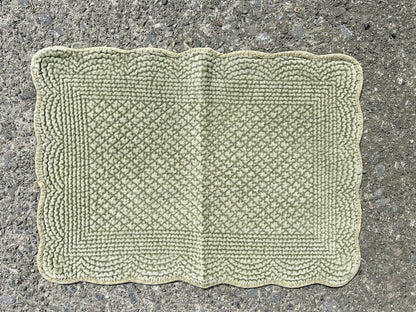 Spisebrikke velur 35x50 cm Olivo