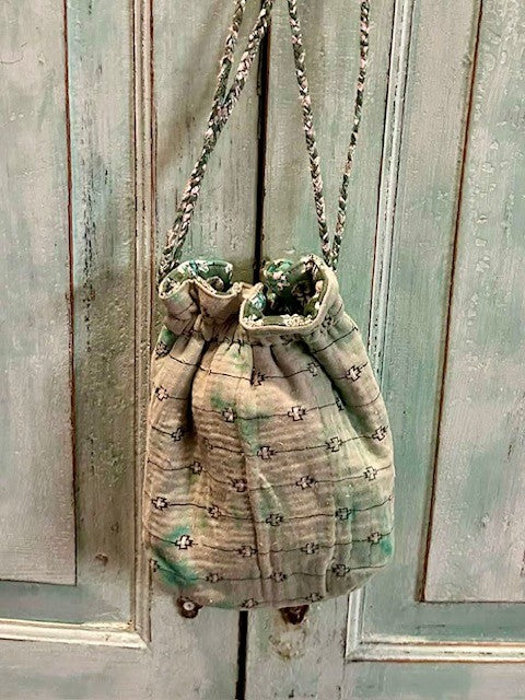 Kantha pompadour green/turquise