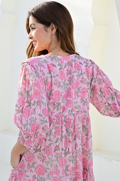 Montpellier smekkekjole bobbin pink