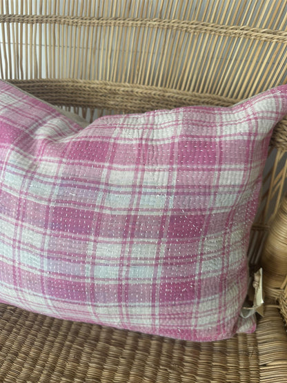 Putetrekk vintage kantha 30 x 40 cm Nr 76
