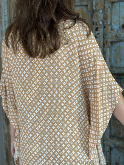 Nora poncho natur