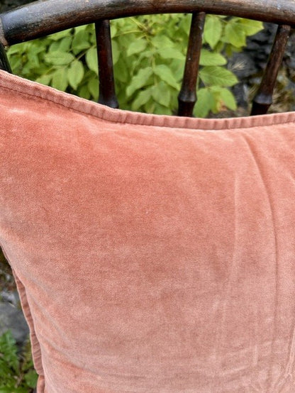 Putetrekk velur 50x50 cm Burnt orange