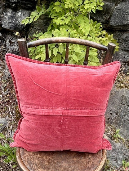 Putetrekk velur 50x50 cm Burgundy