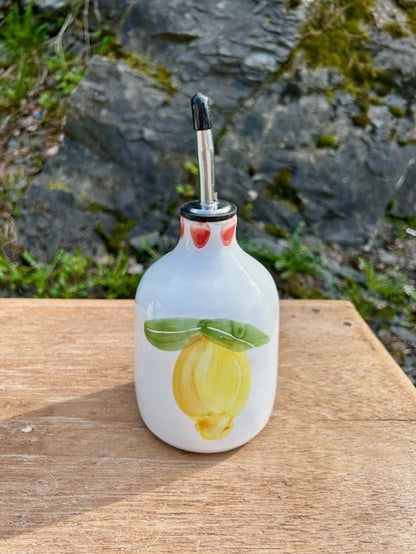 Limone oljeflaske med helletut H 18 cm