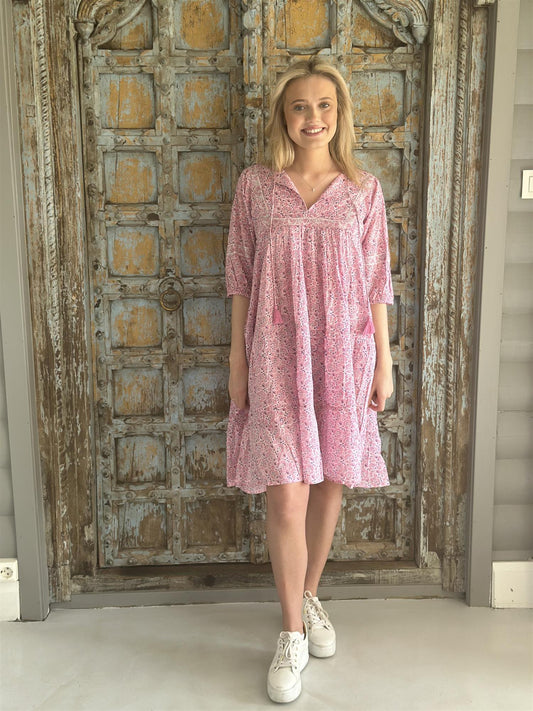 Lucia smekkekjole pink