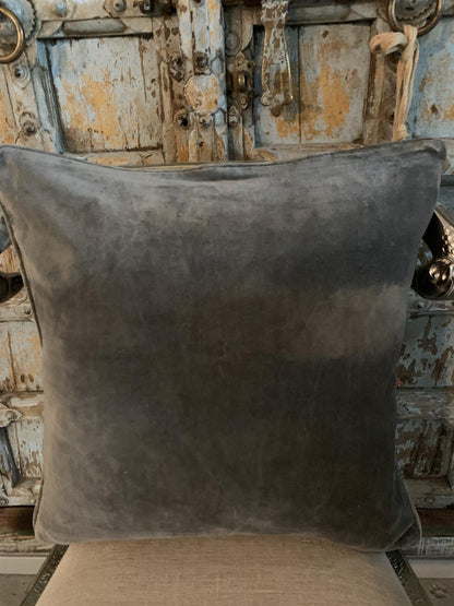 Putetrekk velur 50x50 cm elephant grey