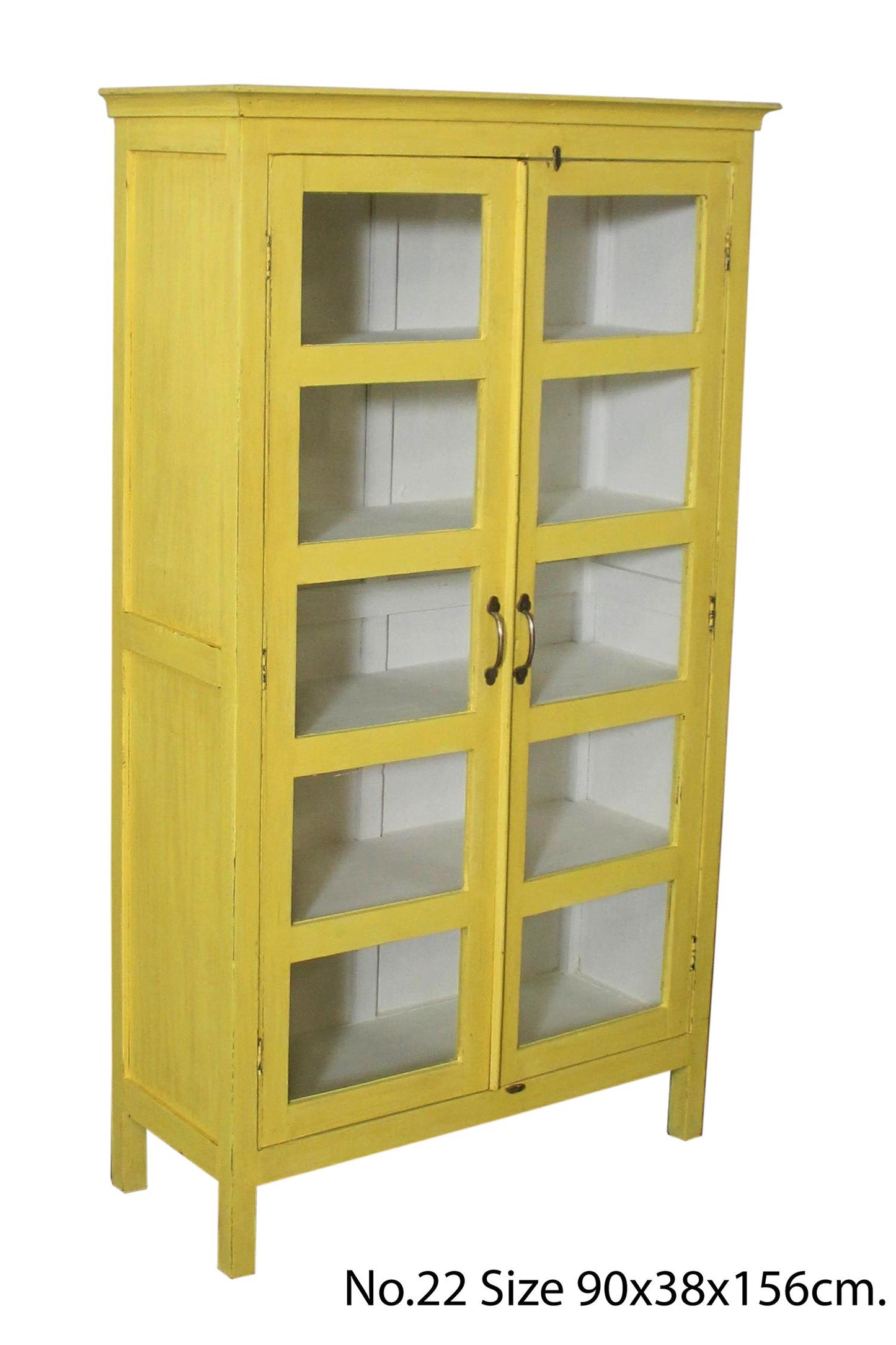 Skap med glass nr 22